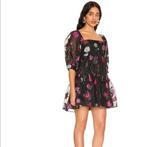 Amanda Uprichard Theodora Dress in Bordeaux